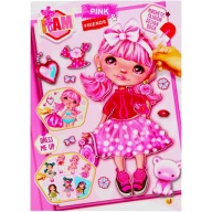 Klocki Magnetyczne Układanka Edukacyjna MODA Książka Do Zabawy 3+ Puzzle