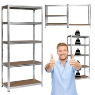 REGAŁ MAGAZYNOWY METALOWY 180 X 90 X 40CM MAX 200KG NA PÓŁKĘ IDEALNY