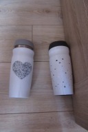 ZESTAW 2 SZT TERMOSY RÓŻNE BIAŁE