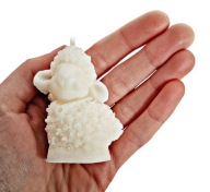 Naturalna świeczka sojowa Mini Baranek, świeczki na Wielkanoc mały Baranek