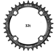 Zębatka do roweru Deckas Narrow Wide 32T 104 BCD do Shimano OKRĄGŁA 11s 12s