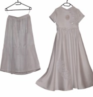 SUKIENKA BIAŁA KOMUNIA 146-152 Z HALKĄ