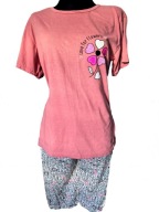 DUŻA piżama DAMSKA krótki rękaw r. L