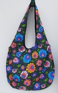 TORBA bawełniana SHOPPER XL FOLK ŁOWICKA