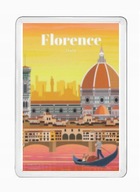 FLORENCJA WŁOCHY magnes pamiątkowy na lodówkę akrylowy