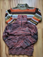 śliczne sweterki -2szt (116/122 cm)- 5=6 lat