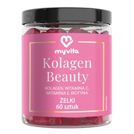 MyVita Kolagen Beauty żelki 60 sztuk kolagen, biotyna, Vit.E, Vit,C