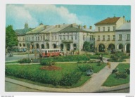 Krosno RYNEK 1971r. Autobusy San Przystanek autobusowy i PKS Żuk 522B