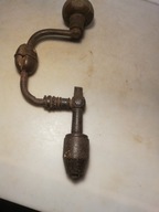 STARA JEDYNA TAKA WIERTARKA RĘCZNA KORBA SKŁADANA z MONETĄ 1929 rok