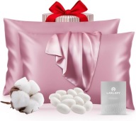 2X JEDWABNA POSZEWKA NA PODUSZKĘ MIĘKKA I HIPOALERGICZNA 50 X 75 CM