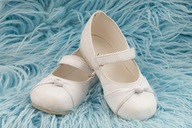 Buciki SKÓRZANE BUTY chrzest dziewczynka 12 cm LIKWIDACJA SKLEPU-70% OKAZJA