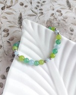 Bransoletka z zapięciem z kamieni naturalnych, biżuteria dla znaku Barana