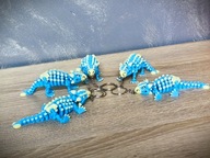 Brelok dla dzieci kolor dinozaur zawieszka Ankylozaur pomysł na prezent