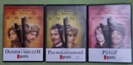 TRYLOGIA SIENKIEWICZ 6 DVD POTOP OGNIEM I MIECZEM PAN WOŁODYJOWSKI BDB