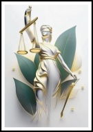 A2 PLAKAT PRAWNICZY DLA PRAWNIKA DO KANCELARII PRAWO TEMIDA