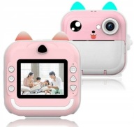 Aparat Drukuś Pro Różowy - Natychmiastowy, Drukarka, 13 Rolek