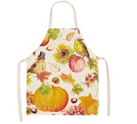 Fartuch kuchenny w ptaki i owoce