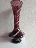 SZKLANY FIOLETOWY WAZON