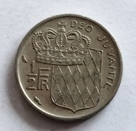Moneta Monako 1/2 frank 1965