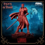 Lyrris - Legacy of Blood - figurka RPG DnD D&D - druk 3D 14K