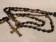 Stary ,czarny różaniec