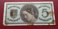 5 KORON SŁOWACJA 1945 ser.A048 st.5