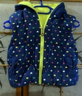 kamizelka dziewczęca ocieplana Niebieski Księżyc 110