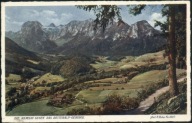 Die Ramsau gegen Das Reiteralp-Gebirge - Hans Huber 1920