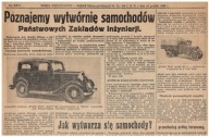 SAMOCHÓD FIAT 621 L 518 508 MOTOCYKL WARSZAWA - SKAWINA KAWA INOWROCŁAW