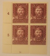 GG GENERALNA GUBERNIA - ZESTAW 4 ZNACZKÓW 1944 rok - CZWÓRKA, RZADKOŚĆ