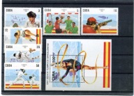 A50413) Olimpiada 92: Kuba 3547 - 3552** + Bl 127**