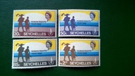 Seszele Seychelles ** 4 znaczki QEII kolonie angielskie brytyjskie