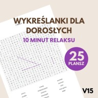 Wykreślanka PDF magia & wróżby – 54 strony relaksu