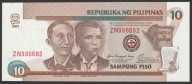 Filipiny 10 piso 2001 - Mabini - Bonifacio - stan bankowy UNC -