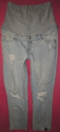 H&MMAMA CIĄŻOWE BIODRÓWKI RURKI JEANS L 14/42