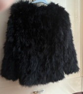 Futerko z piór marabuta lekkie glamour 38