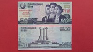 KOREA PÓŁNOCNA - 50 WON 2008/18,UNC