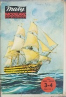 Mały Modelarz 3-4/1986 okręt HMS VICTORY