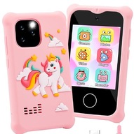 TELEFON DLA dzieci ZABAWOWY SMARTFON Z APARATEM KAMERĄ I GRAMI KIDS TOY