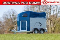 Przyczepa jednokonna Gold ONE aluminiowa 1,5 konna końska koniara