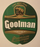 ETYKIETA - Goolman - PIWO JASNE PEŁNE