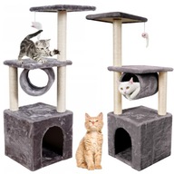 DRAPAK DLA KOTA SŁUPEK WIEŻA LEGOWISKO ZABAWKA MYSZKA WALEC DRAPAK