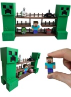 Stojak na Figurki Minecraft Kinder Joy Creeper Prezent +GRATIS