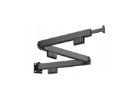 Wieszak Na Ubrania Ścienny Składany 120 cm Drążek Suszarka Balkon