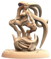 Vessel of Entropy Cthulhu Pinup F Fantasy RPG D&D Druk 3D NSFW