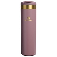 Brązowy Kubek butelka Termiczna Stanley The AeroLight Bottle CASHMERE