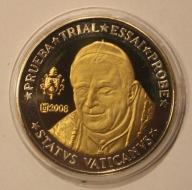 WATYKAN 2008 - BENEDYKT XVI - 10 EURO 2008 SPECIMEN - PRÓBA WATYKAN RARYTAS