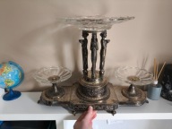 Rzadko spotykana patera stopniowa NIMFY empire WMF OK 1895 roku !