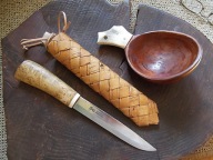 Nóż duży zestaw Bushcraft Szwecja KUKSA ERIK FROST