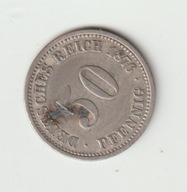 Niemcy-Cesarstwo 50 pfennig 1876 A
